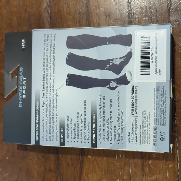 Physix gear stamina socks 1 pair size L\ XL - Picture 2 of 2